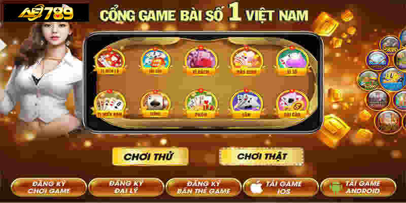 Game bài AE789 có rất nhiều trò chơi khác nhau